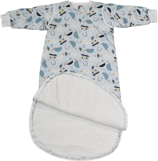Tender Winter Schlafsack Eco Turtle 2.5 Tog Sky Blue mit abnehmbaren Ärmeln