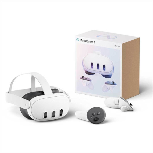 Meta Quest 3 Standalone VR Headset 128GB for Computer with Gamepad