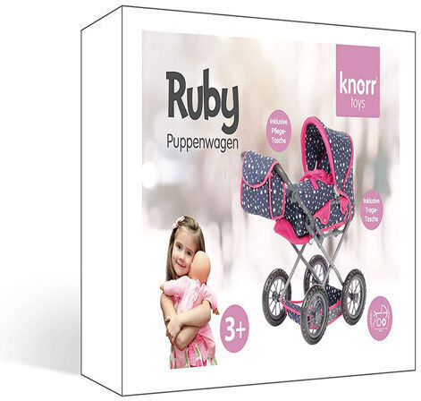 Knorrtoys Количка за Кукла Doll's Pram Ruby-Star