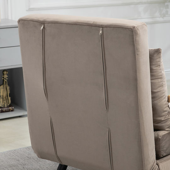 Armchair Bed Gray 63x73x81cm