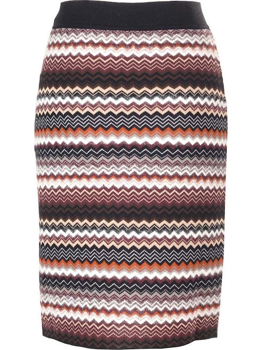 Missoni Midi Rock Mehrfarbig