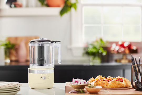 Kitchenaid Multifunctional Food Processor 240W with Pot 1.18lt Beige