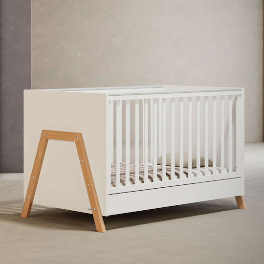 Casababy Полиморфна Люлка Oslo Бяла И Орех С Матрак