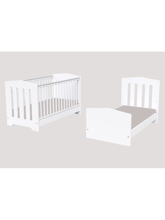 Casababy Babybett Kinderbett Art Weiß-Grau