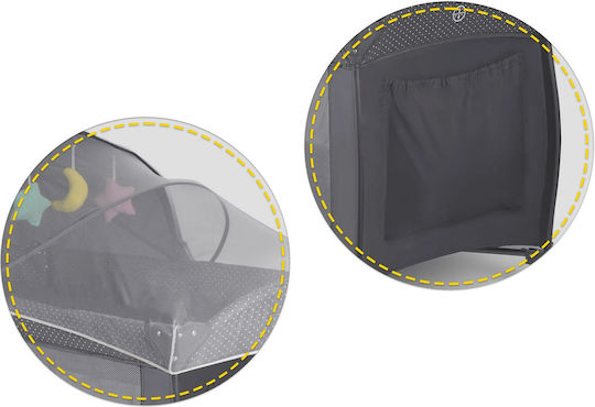 Ricokids RK-242 Loc de joacă cu Schimbător & Saltea Gri 125x65cm