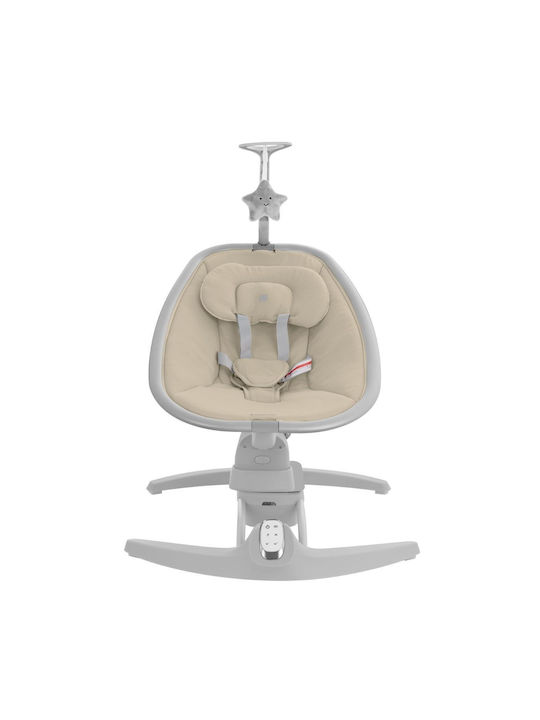 Kikka Boo Electric Baby Relax Side to Side Spinny with Music Beige for Child up to 9kg