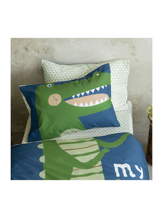 Nima Kids Cotton Pillowcase Set 52x72cm Blue 32959