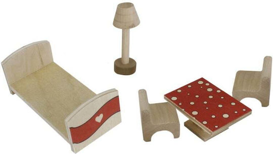 Zita Toys Ξύλινο Κουκλόσπιτο