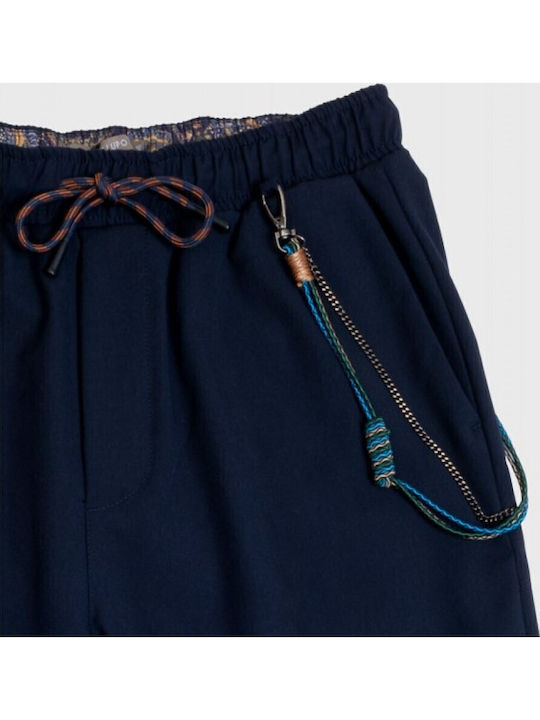 Trousers Chino in Loose Fit Navy Blue