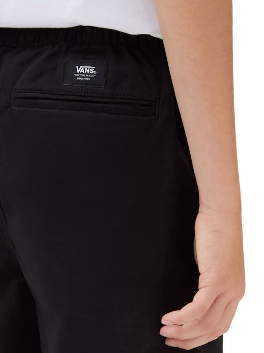 Pantaloni Chino din Material Textil pentru Copii Negru