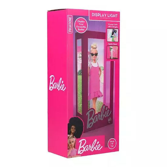 Paladone Παιδικό Διακοσμητικό Φωτιστικό Barbie -Doll Ροζ 15x9x34.5εκ.