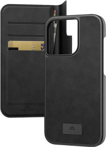 Black Rock Wallet Piele 2mm Premium Leather (iPhone 14 Pro)