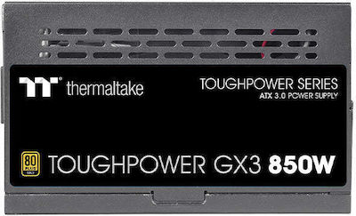 Thermaltake Toughpower GX3 850W Black Computer Power Supply Full Wired 80 Plus Gold