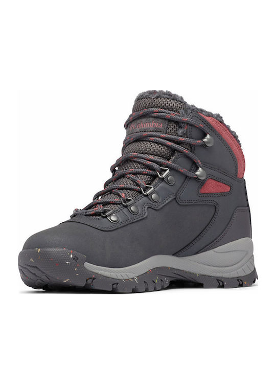 Columbia Newton Ridge Ii Omni-Heat Women's Hiking Boots Waterproof Gray