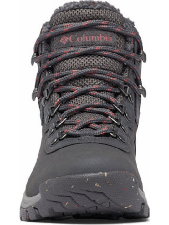 Columbia Newton Ridge Ii Omni-Heat Women's Hiking Boots Waterproof Gray
