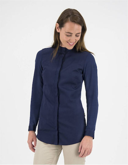 Le Nouveau Chef Coat Chef Female Blue with Long Sleeve Jolie