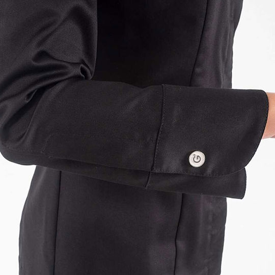 Giblor's Mantel Koch Damen Weiß mit Langärmelig
