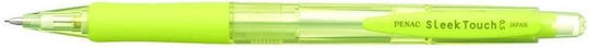 Penac Sleek Touch Μηχανικό Μολύβι 0.5mm με Γόμα 1τμχ Lime Green