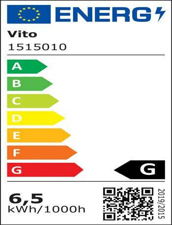 Vito LED Bulb 6.5W for Socket E14 and Shape C37 Natural White 520lm Dimmable