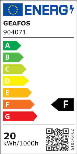 Geafos LED Bulb 20W for Socket E27 and Shape G120 Natural White 1800lm