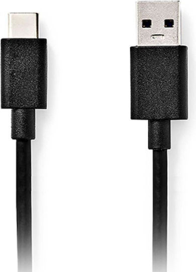 Nedis USB 3.2 Cable USB-C male - USB-A 15W Silver 1m (CCGL61600BK10)