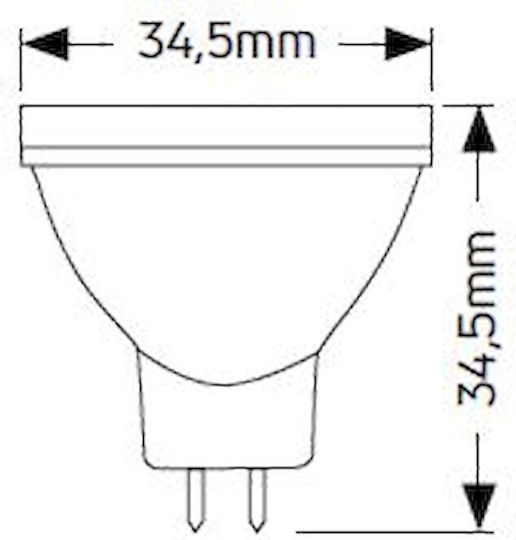 Geyer LED Bulb 2W for Socket GU4 and Shape MR11 Natural White 160lm