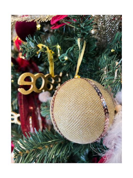 InTheBox Glam 1 Christmas Ball Ornament Gold 10x10cm