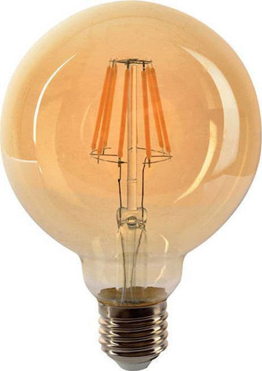 Vito LED-Lampe 8W für Fassung E27 und Form G95 Warmes Weiß 800lm Dimmbar