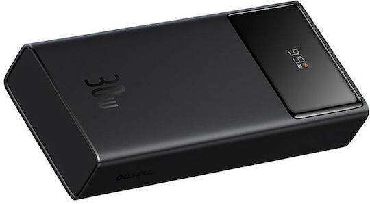 Baseus Star-Lord Power Bank 20000mAh 30W με 2 Θύρες USB-A και Θύρα USB-C Power Delivery Μαύρο