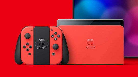 Nintendo Switch OLED 64GB Mario Red Edition