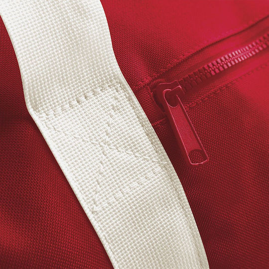 BagBase BG140L Sack Voyage 34lt Classic Red/Off White Fabric L55xW28xH28cm