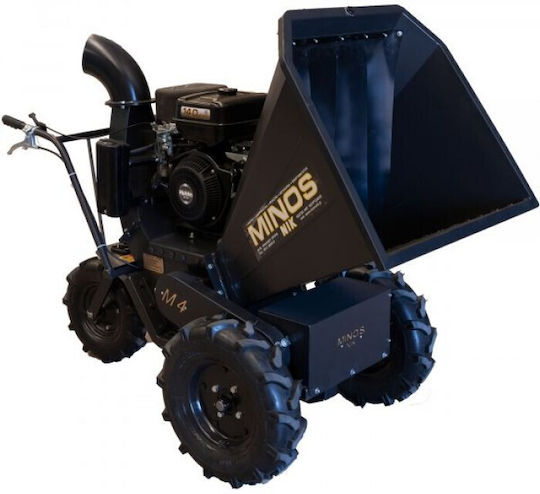 Minos Nik Μ4 Self-Driving Gasoline Branch Shredder with Robin Engine 14hp 420cc