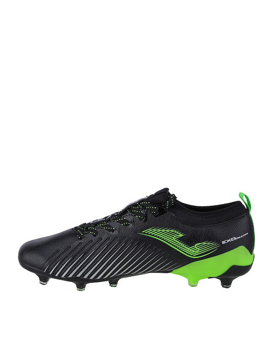 Joma Propulsion Cup Ποδοσφαιρικά Παπούτσια με Τάπες FG Μαύρα