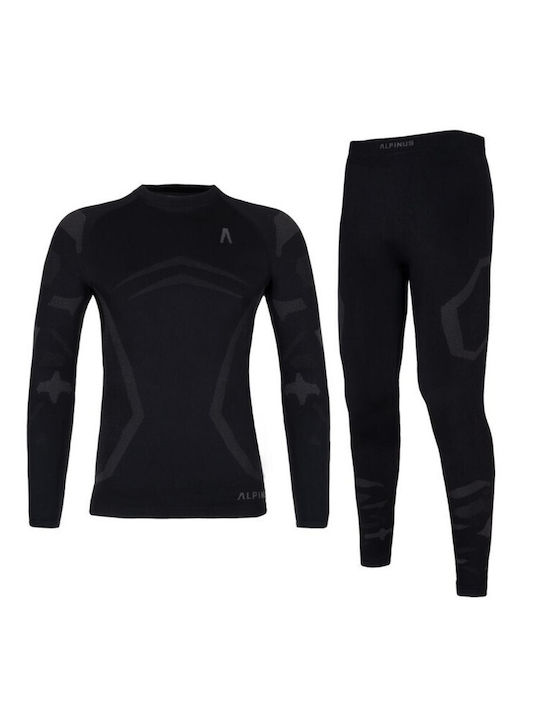 Alpinus Kids Thermal Set Black