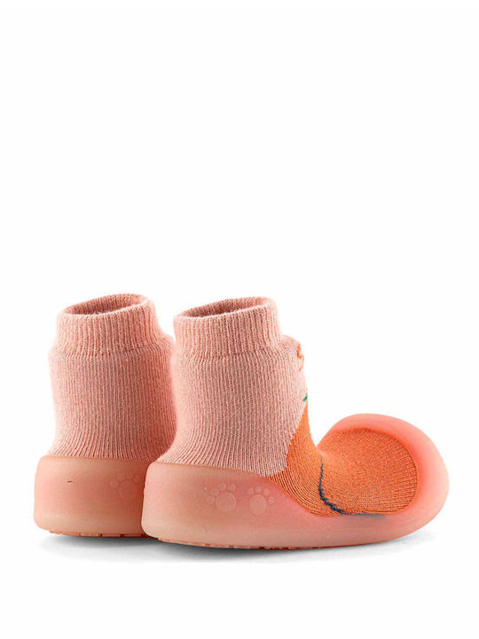 BigToes Παιδικές Καλτσοπαντόφλες Ροζ