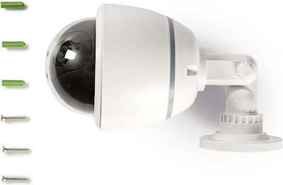 Nedis Ψεύτικη Κάμερα Παρακολούθησης Τύπου Dome Λευκή