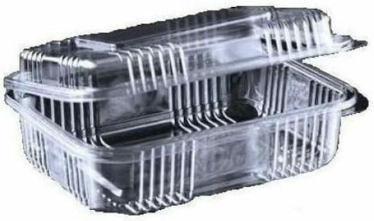 Lux Plast Disposable Plastic PET Tableware Transparent 50pcs