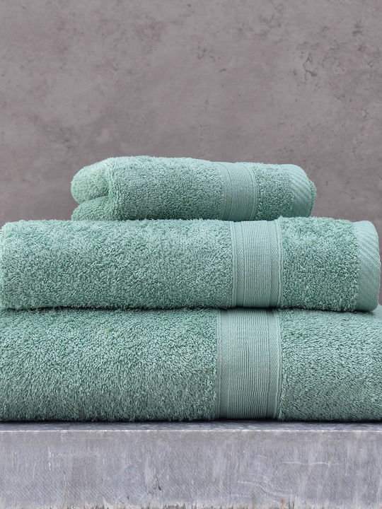 Rythmos Hand Towel Ilussion 30x50cm Grey-green Weight 480gr/m²
