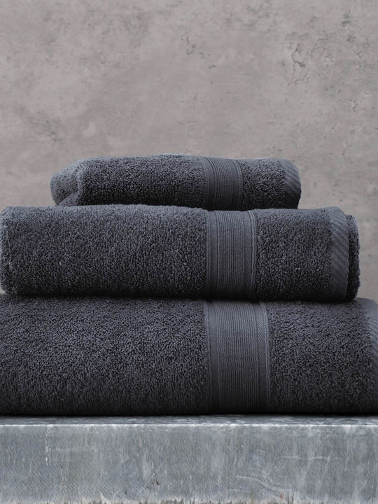 Rythmos Hand Towel Ilussion 30x50cm Grey-green Weight 480gr/m²
