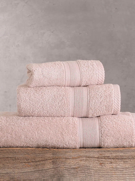 Rythmos Bath Towel Set 3pcs Ilussion Grey-green Weight 480gr/m²