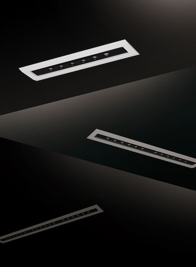 VK Lighting Commercial Linear Recessed LED Wall Light 12W Cold White IP20 L33xD5.5xH4.2cm
