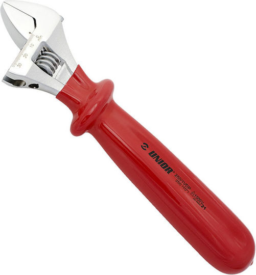 Unior 250/1VDEDP Cheie franceză Lungime 250mm cu deschidere a falțului până la 28mm și mâner antiderapant