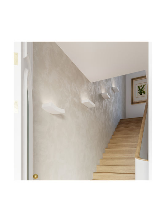 Sollux Taugan Modern Leuchte Wand Weiß 20x16cm