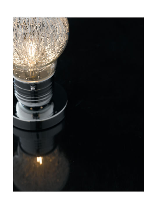 Fan Europe Decorative Lamp with Socket for Bulb E14 Transparent