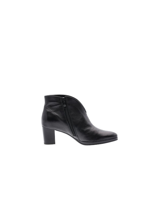 Ara 13492-71 Leather Women's Ankle Boots Black