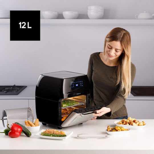 Taurus Digital Grill AF1700DX Air Fryer 12lt Μαύρο