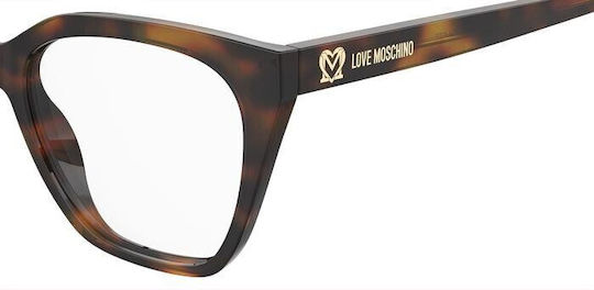 Moschino Γυναικείος Κοκκάλινος Σκελετός Πεταλούδα Καφέ MOL627 086