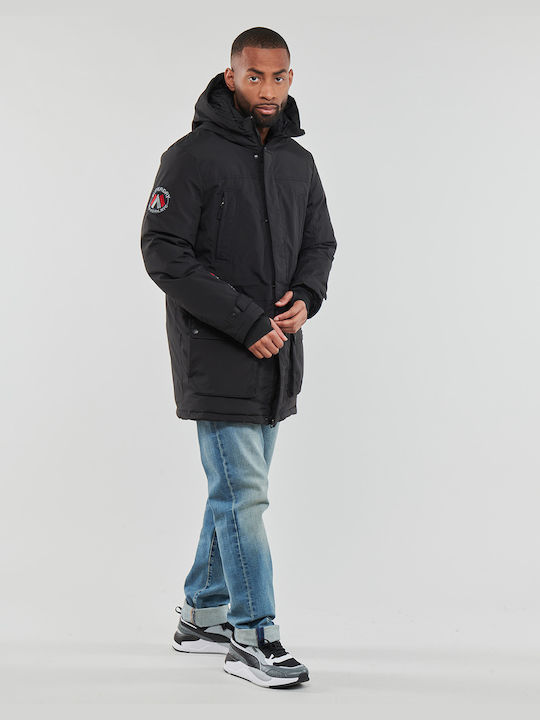 Winter Jacke Parka Wasserdicht Schwarz