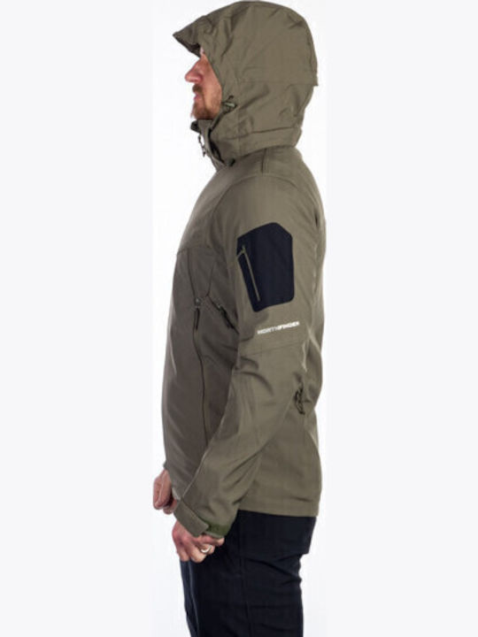 Χειμωνιάτικο Μπουφάν Softshell Αδιάβροχο και Αντιανεμικό Πράσινο