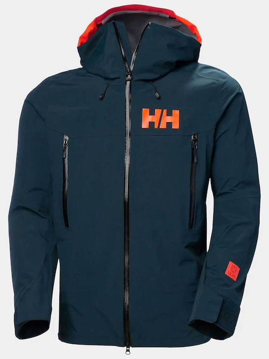 Helly Hansen Sogn Shell 2.0 65748-574 Мъжко Яке за Ски и Сноуборд Син